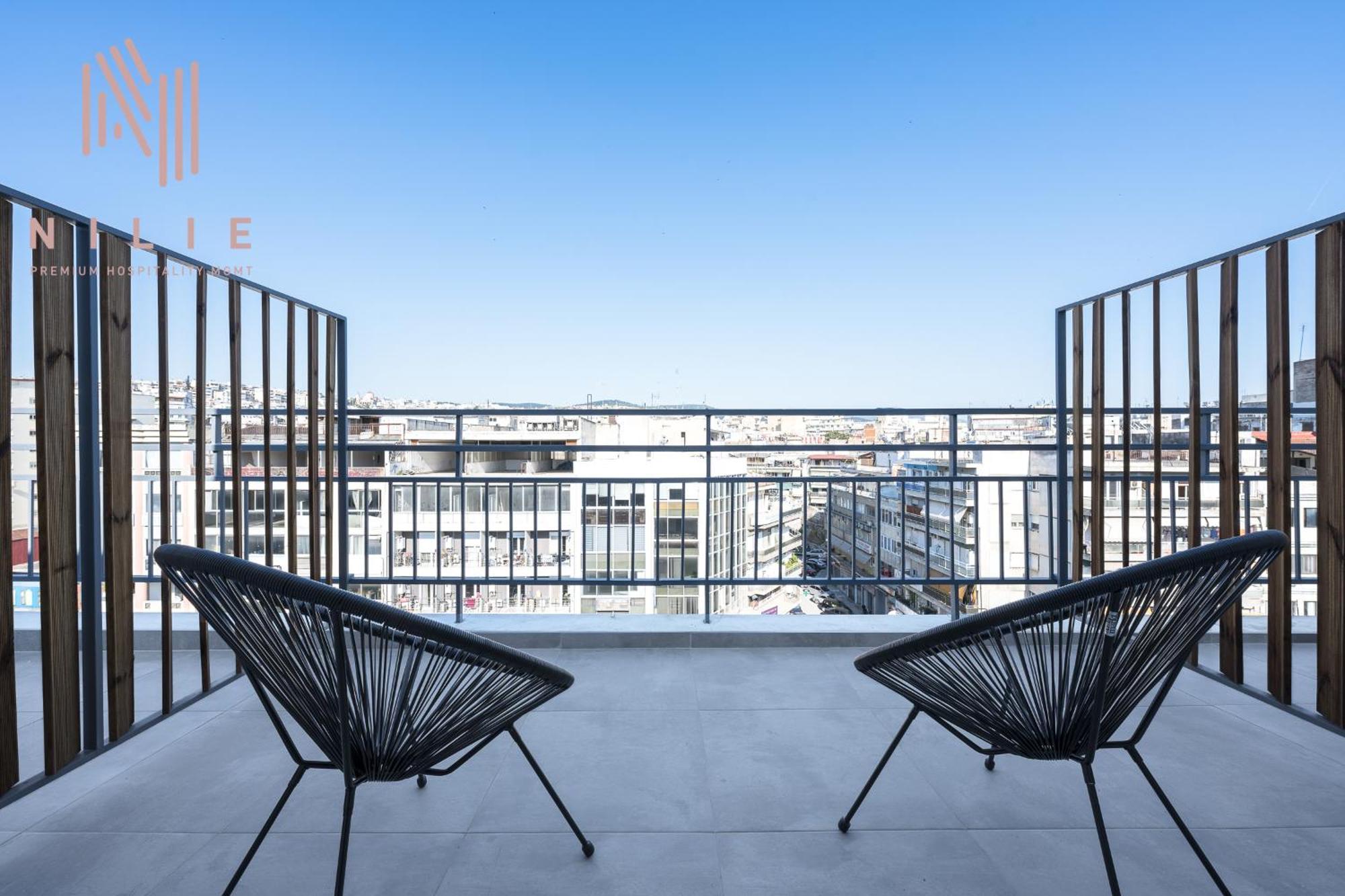 V1 Penthouse, Nilie Hospitality Mgmt Apartment Tesalonika Bagian luar foto
