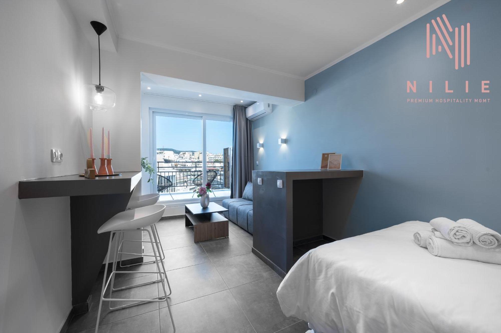 V1 Penthouse, Nilie Hospitality Mgmt Apartment Tesalonika Bagian luar foto