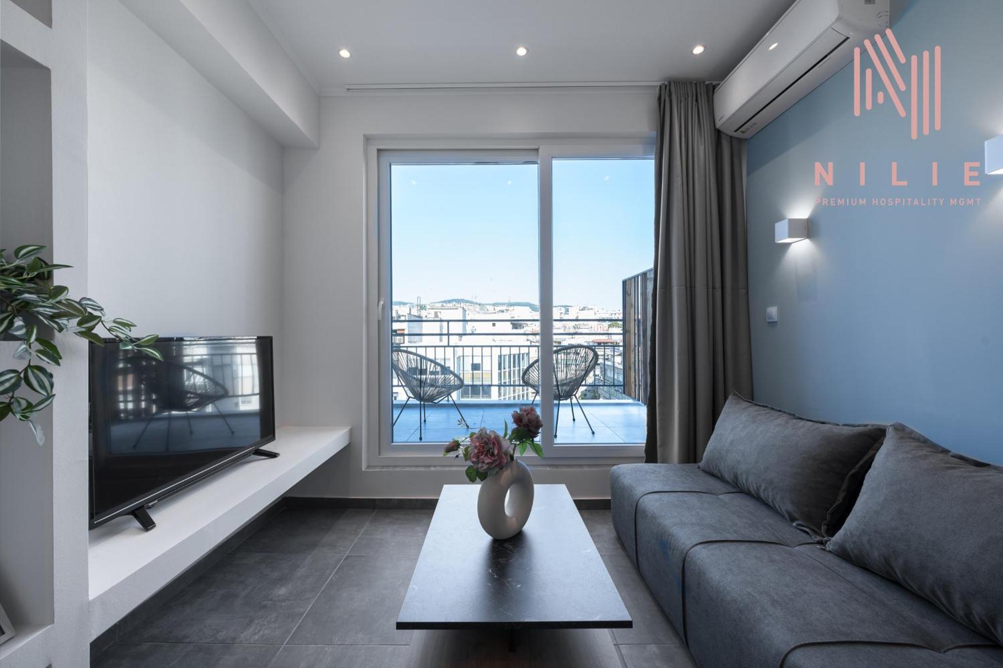 V1 Penthouse, Nilie Hospitality Mgmt Apartment Tesalonika Bagian luar foto